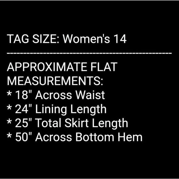 Apostrophe Blue & Black Chiffon Fully Lined Below Knee Midi Skirt Womens 14 EUC - Picture 8 of 8